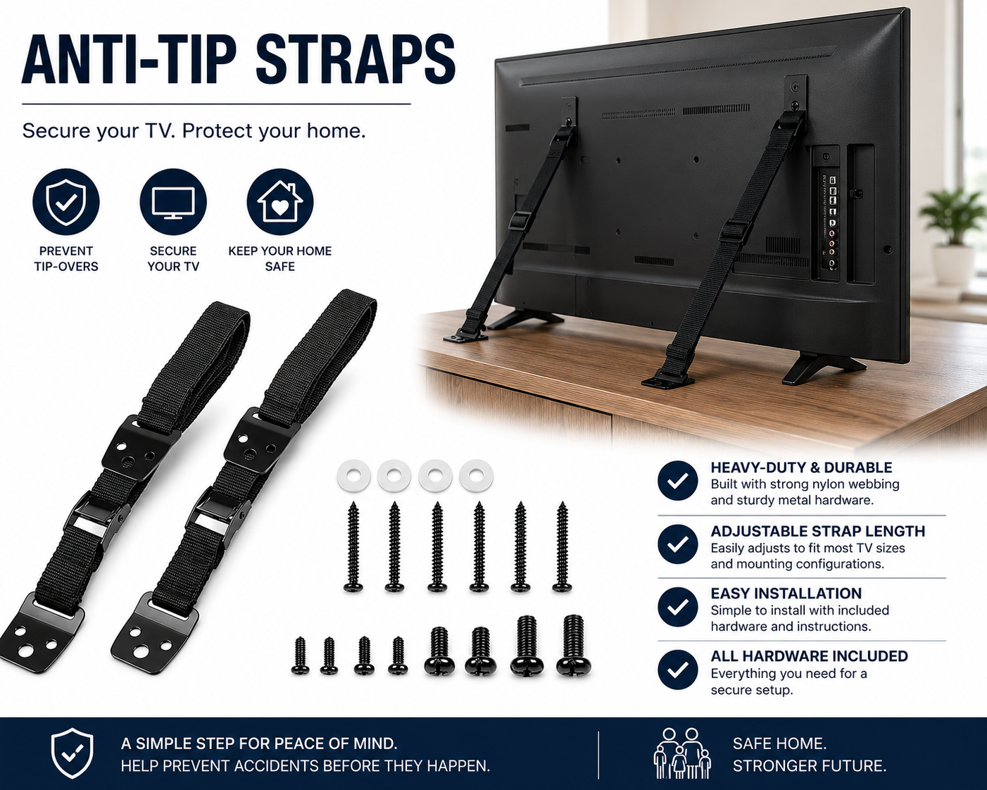 Avantra™ SecureHold Anti-Tip Safety Straps