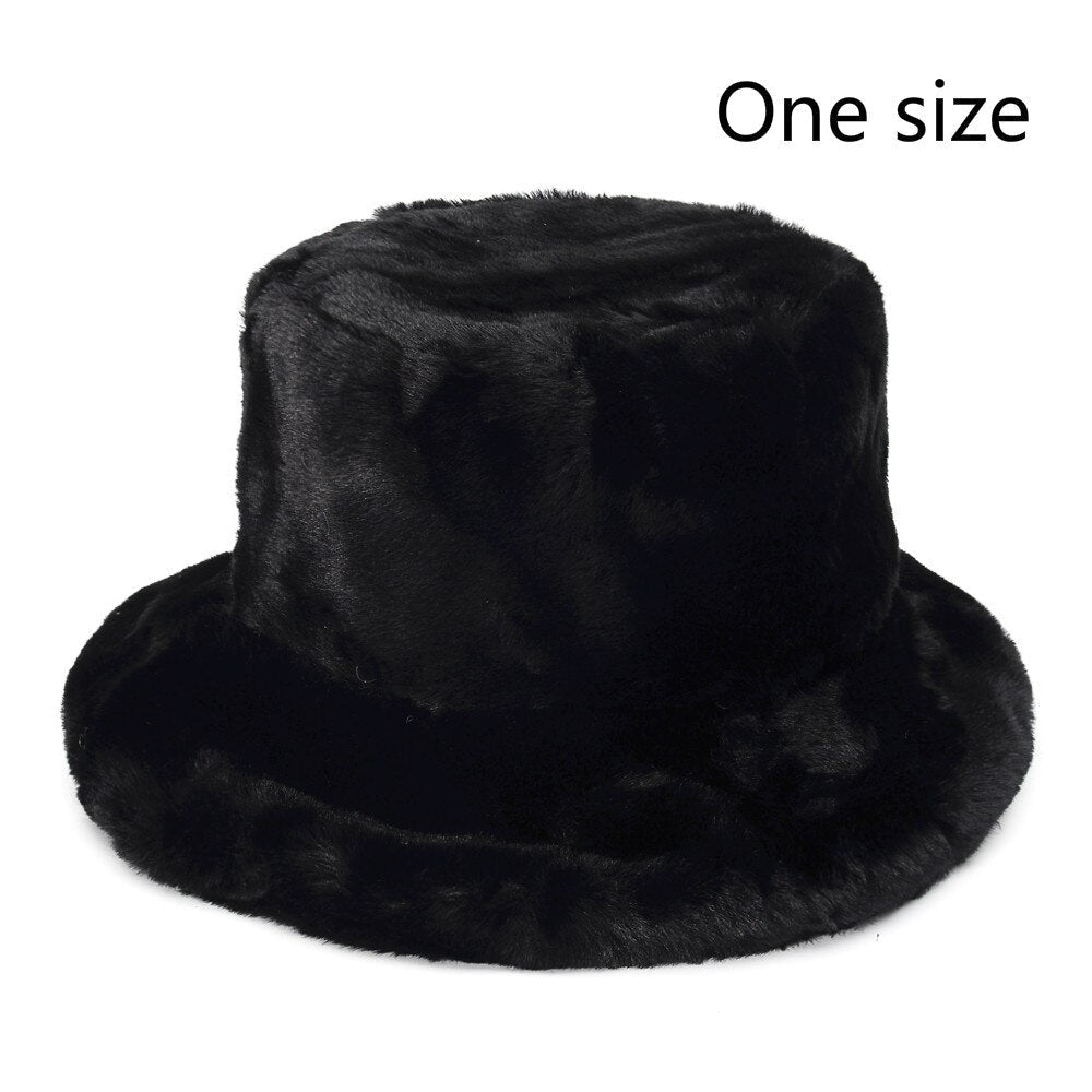Faux Fur Crown Hat