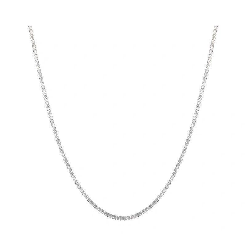 FrostGlow Clavicle Accent Necklace